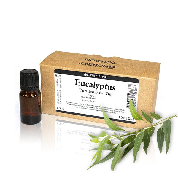 10x  10ml Eucalyptus Essential Oil  Unlabelled