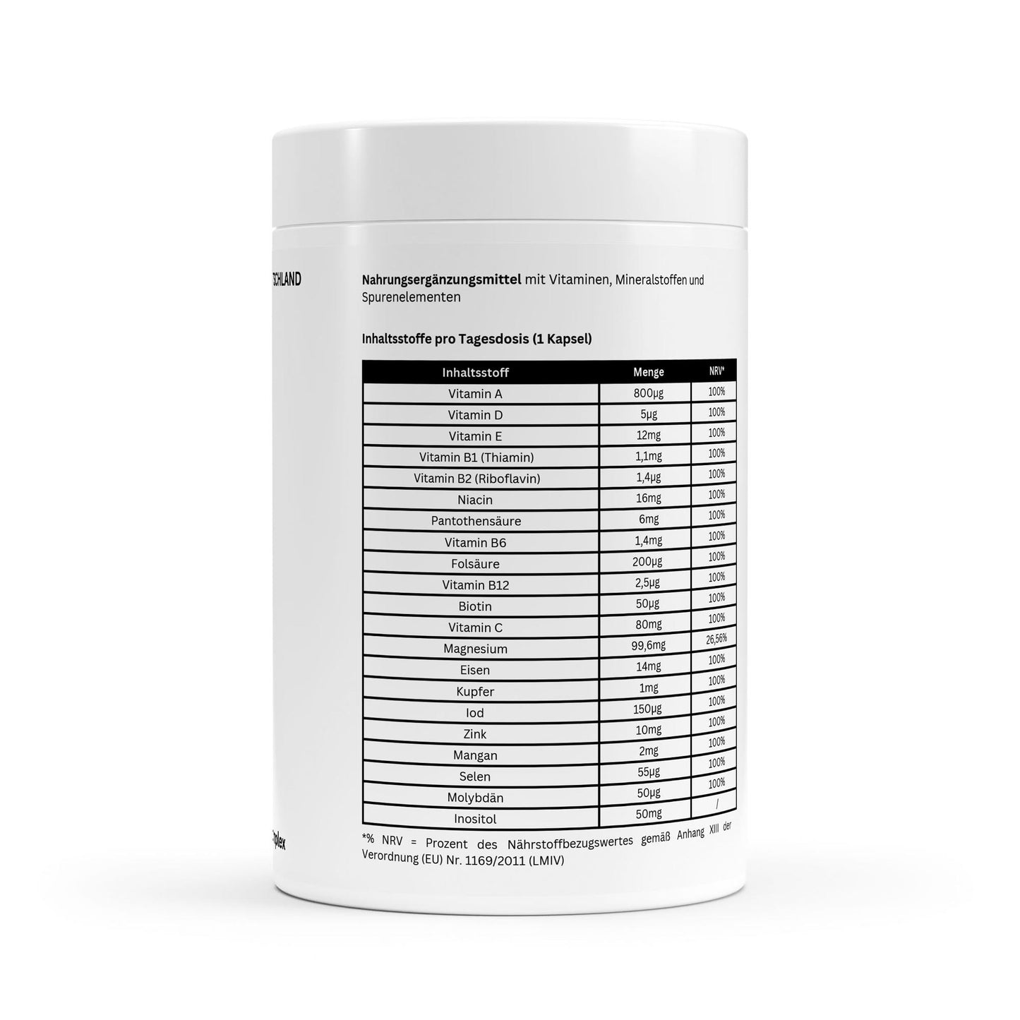 Complexo multivitamínico e mineral - 120 cápsulas gelatinosas
