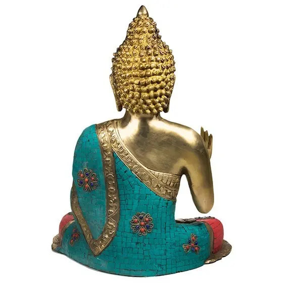 Estátua de Buda em Vitarka Mudra - 43 cm