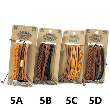 Mens Bracelet Sets - Tanned & Interesting (asst)