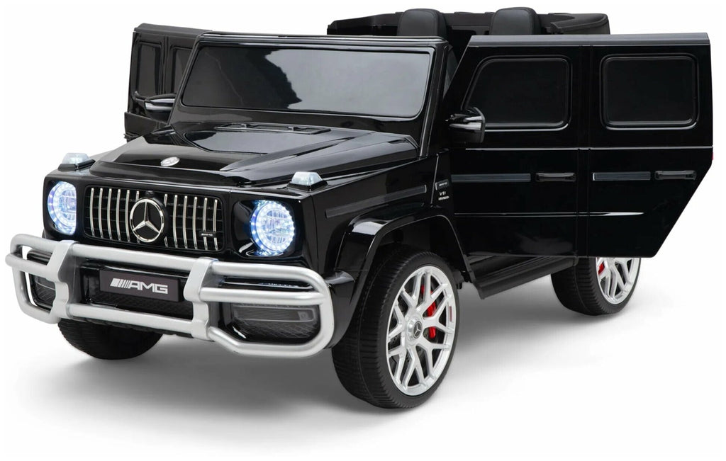 2 persoons Mercedes G63 AMG, 24v en 4x4 kinder accu voertuig!