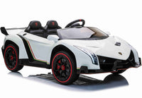 Lamborghini Veneno, 2-persoons elektrische kinderauto met 4 motoren en meer.