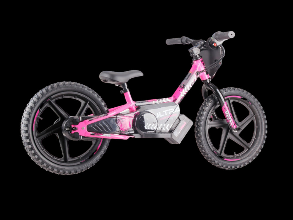 24 volt elektrische balance bike met 16 inch wielen, elektrische motor - roze