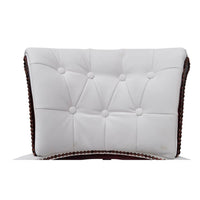 vidaXL Cadeira de escritório giratória branco