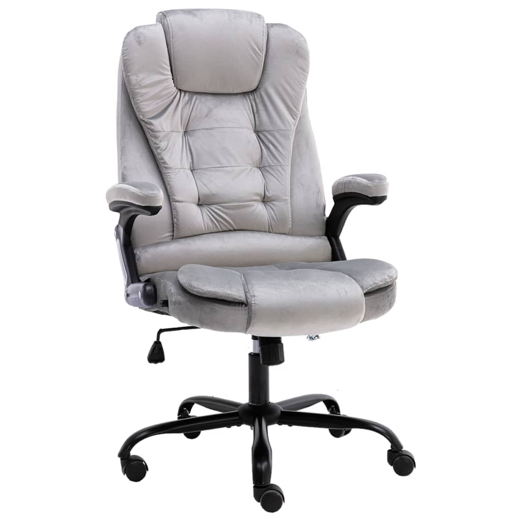vidaXL Cadeira de escritório veludo cinzento-escuro