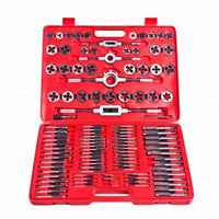 vidaXL Conjunto de machos e caçonetes para abrir roscas 111 pcs