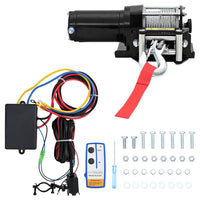 Guincho elétrico 12 V 907 kg com controlo remoto c/fios