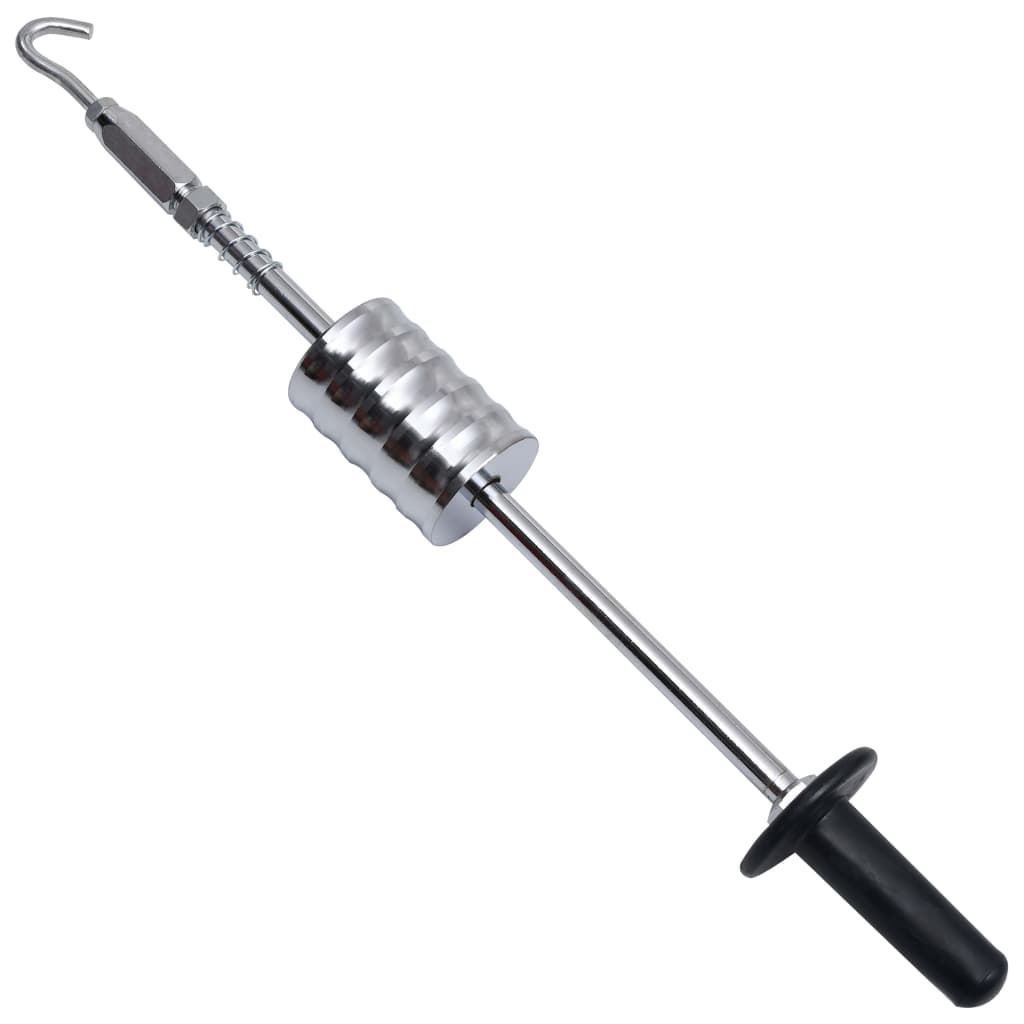 vidaXL Martelo deslizante com gancho 63 cm aço carbono