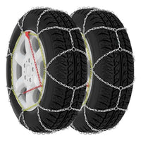 vidaXL Correntes de neve pneus de carros 2 pcs 16 mm SUV 4x4 tam. 400