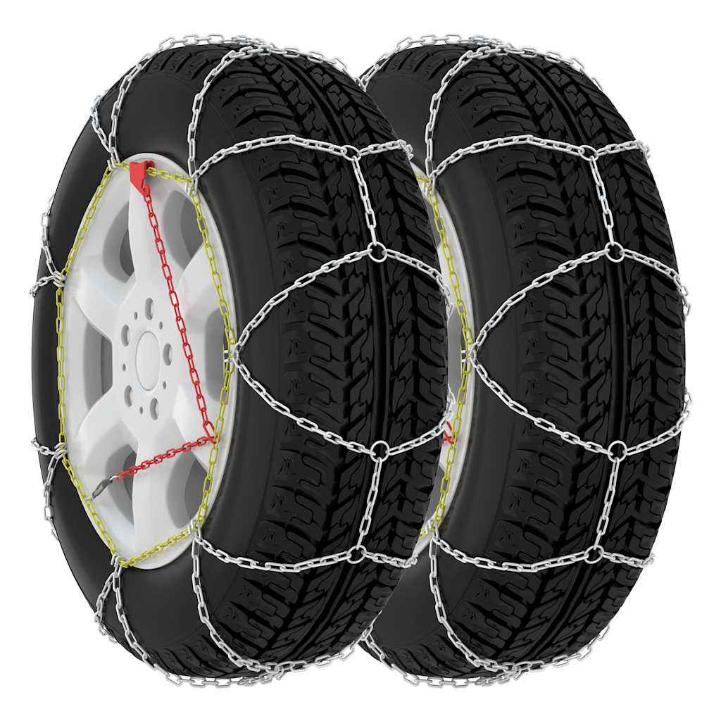 vidaXL Correntes de neve pneus de carros 2 pcs 16 mm SUV 4x4 tam. 400