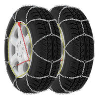 vidaXL Correntes de neve pneus de carros 2 pcs 16 mm SUV 4x4 tam. 400