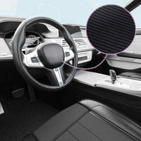 vidaXL Película para carro 100x150 cm 3D preto