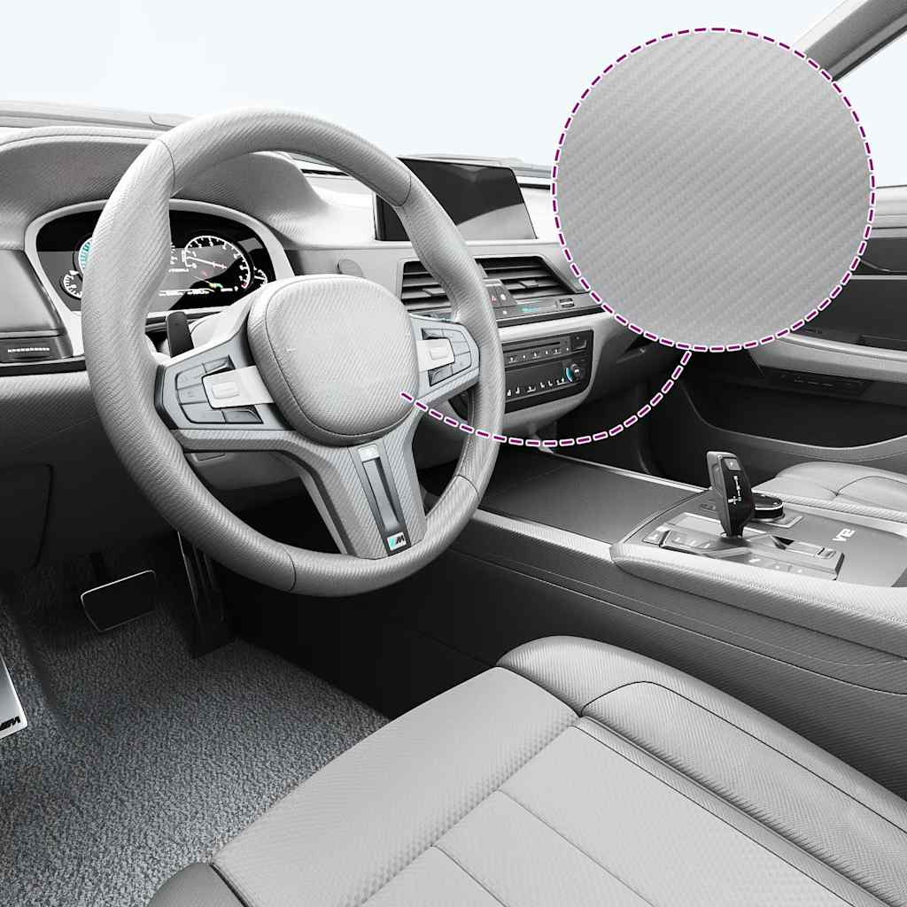 vidaXL Película para carro 100x150 cm 4D preto