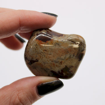 Bag of 6 Large African Tumble Stones - Jasper Nguni