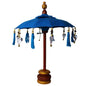 Bali Home Decor Parasol - Cotton - Turquoise- 40cm