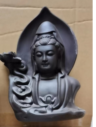 Backflow Incense Burner - Serine Buddha