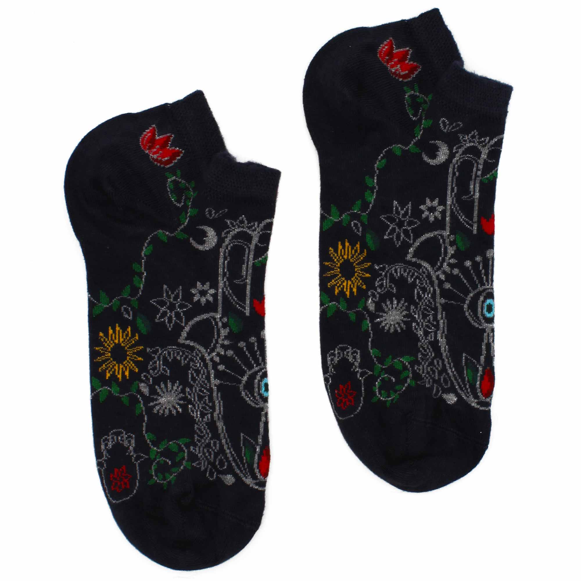 S/M Hop Hare Bamboo Socks Low (36-40) - Hamsa