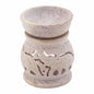 Small Soapstone Oil Burner 8cm - Elephant