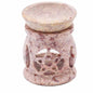 Small Soapstone Oil Burner 8cm - Three Moon Pentigon