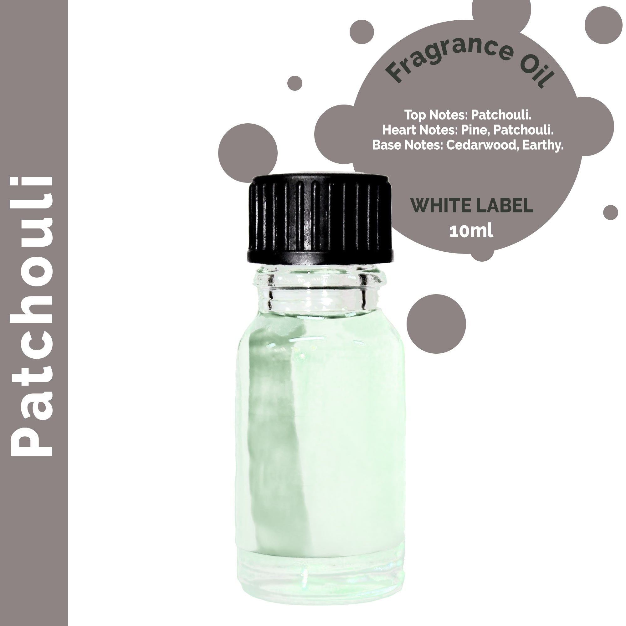 10ml Patchouli Fragrance Oil - UNLABELLED