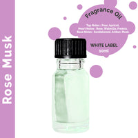 10 ml Rose Musk Fragrance Oil - UNLABELLED