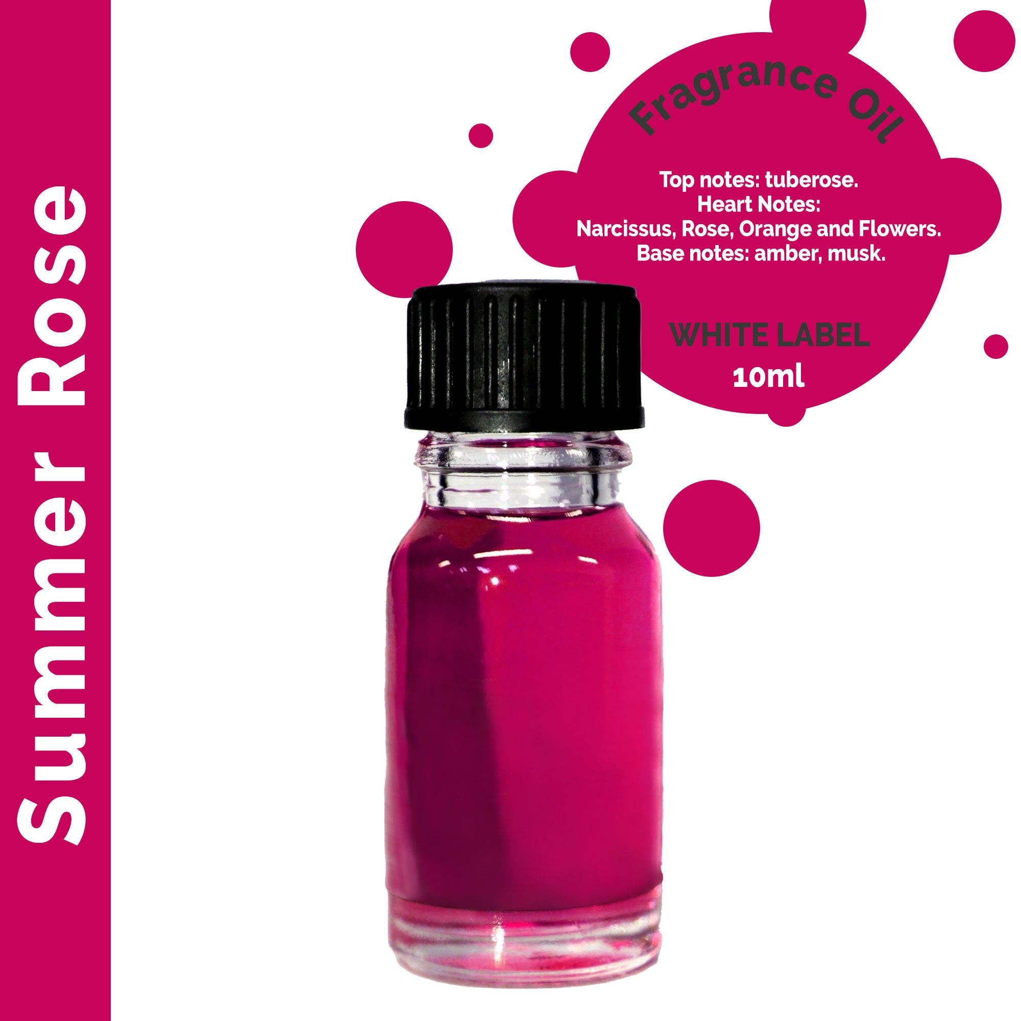 10ml Summer Rose Fragrance Oil - UNLABELLED