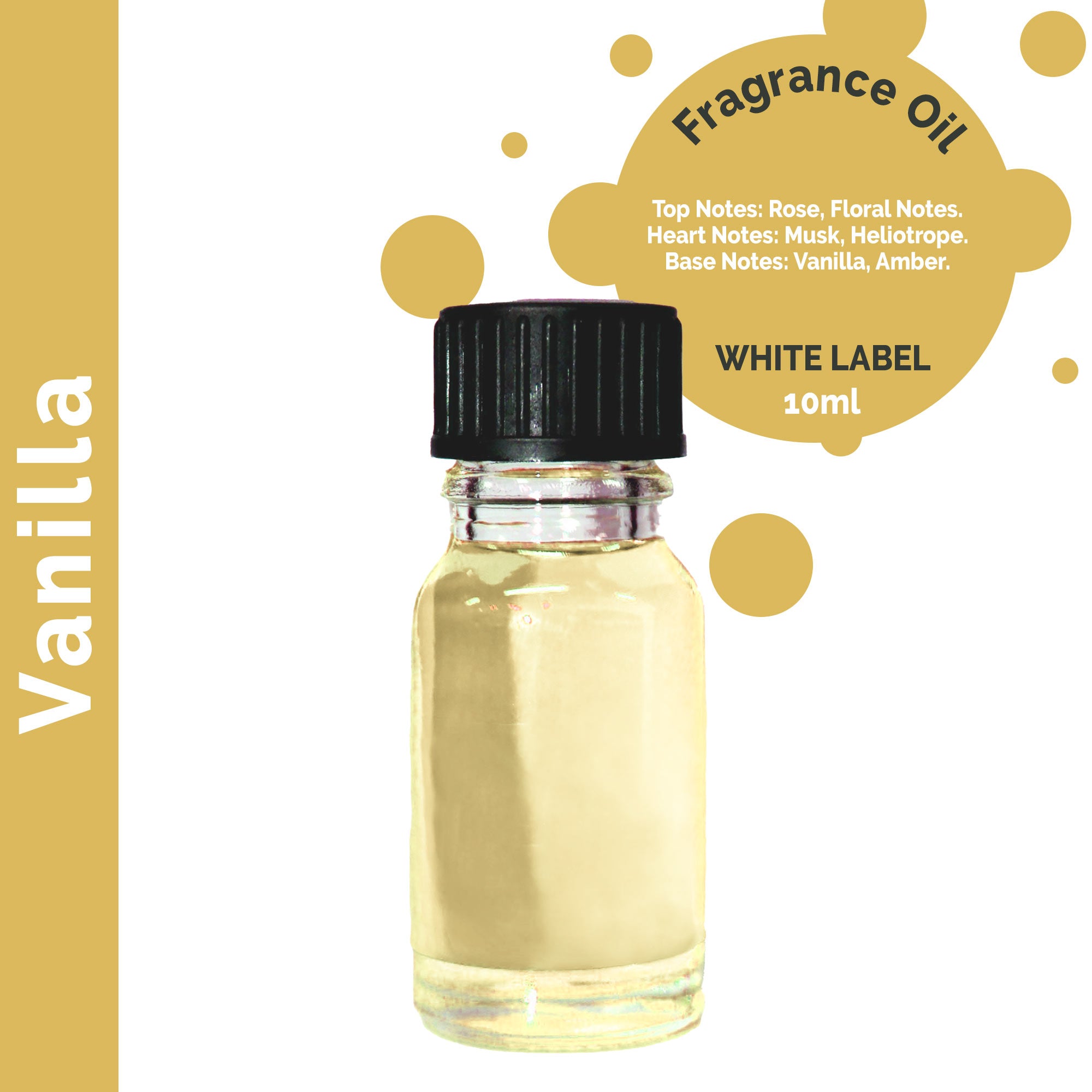 10ml Vanilla Fragrance Oil - UNLABELLED