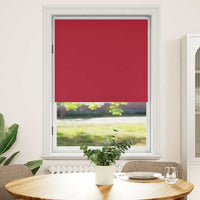 vidaXL Cortina de rolo blackout 84,4x175 cm, largura do tecido 80 cm, branca