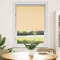 vidaXL Cortina de rolo blackout 84,4x175 cm, largura do tecido 80 cm, branca