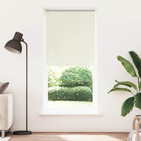 vidaXL Cortina de rolo blackout 84,4x175 cm, largura do tecido 80 cm, branca