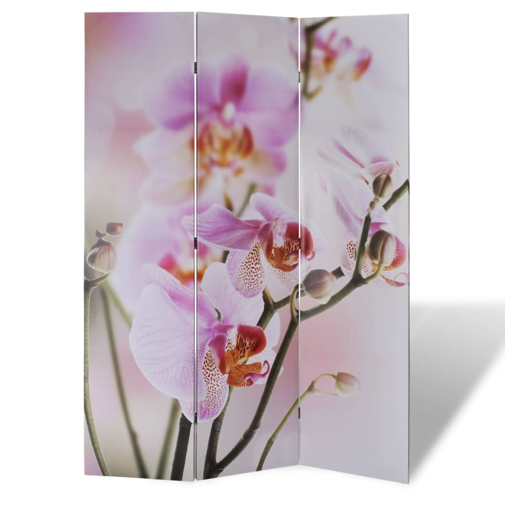 vidaXL Biombo dobrável com estampa de praia 120x170 cm