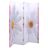 vidaXL Biombo dobrável com estampa de praia 120x170 cm