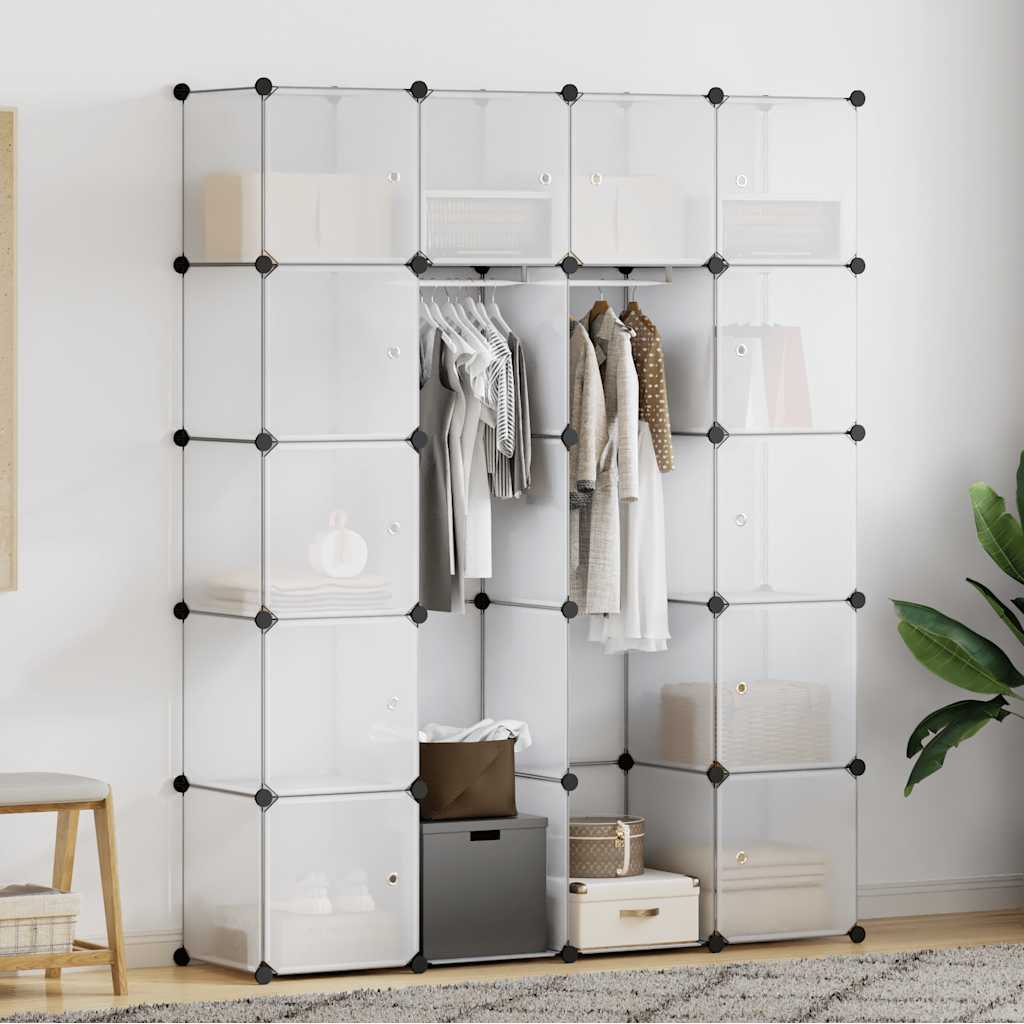 vidaXL Armário plástico modular 9 gavetas 109x36,5x143 cm preto branco