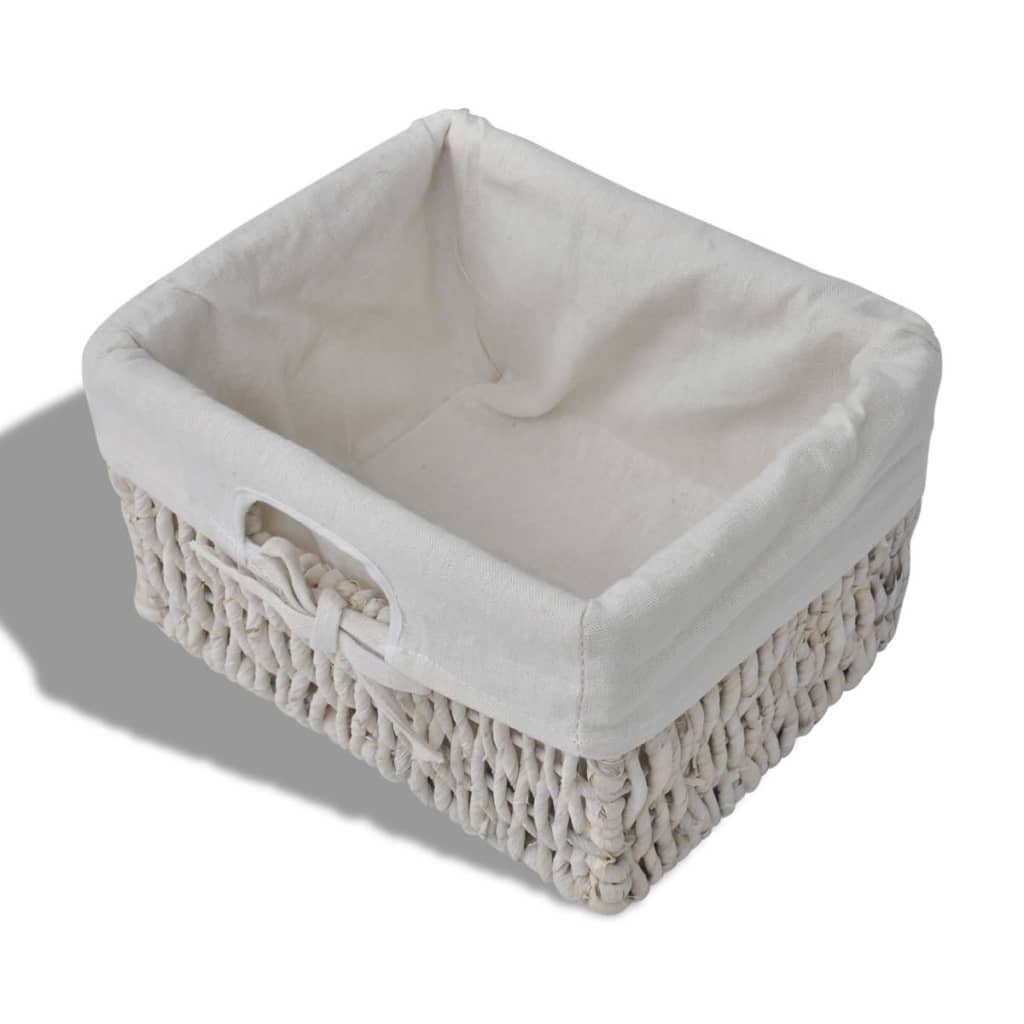 vidaXL Prateleira de parede 60x23,5x33 cm madeira de paulownia branco