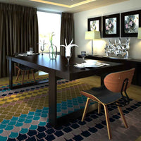 vidaXL Cadeiras jantar 2 pcs madeira curvada e couro artificial