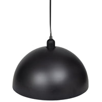 vidaXL Candeeiros de teto 2 pcs altura ajustável semiesféricos preto
