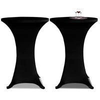 vidaXL Capa extensível para mesa 2 pcs 60 cm antracite