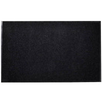 vidaXL Tapete de porta preto 90 x 60 cm em PVC