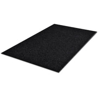 vidaXL Tapete de porta preto 90 x 60 cm em PVC