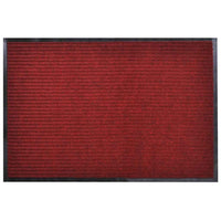 vidaXL Tapete de porta preto 90 x 60 cm em PVC