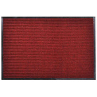 vidaXL Tapete de porta preto 90 x 60 cm em PVC