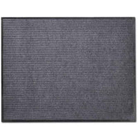 vidaXL Tapete de porta preto 90 x 60 cm em PVC