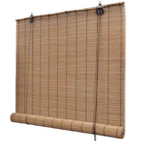 Estore de enrolar 80 x 160 cm bambu natural