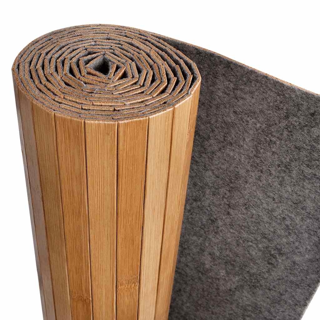 vidaXL Biombo/divisória de sala largura 250 cm altura 165 cm bambu natural