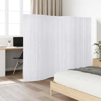 vidaXL Biombo/divisória de sala largura 250 cm altura 165 cm bambu natural