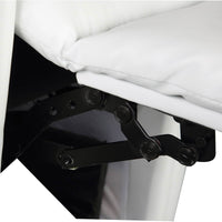 vidaXL Cadeira de Massagem Elétrica Branco creme 78 x 148 x 71 cm