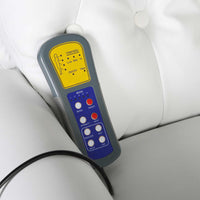 vidaXL Cadeira de Massagem Elétrica Branco creme 78 x 148 x 71 cm