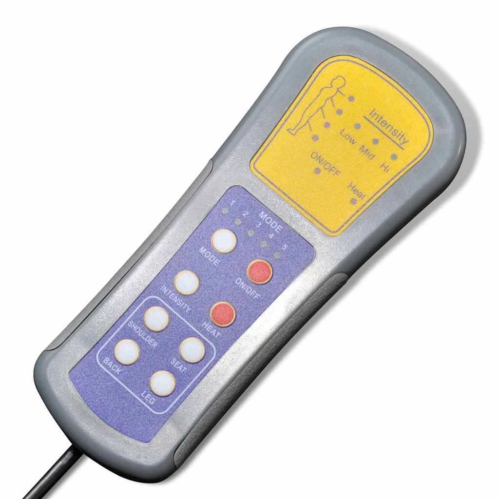 vidaXL Cadeira de massagens couro artificial preto