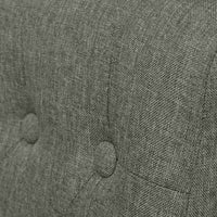 vidaXL Cadeiras de jantar 2 pcs tecido cinzento-claro