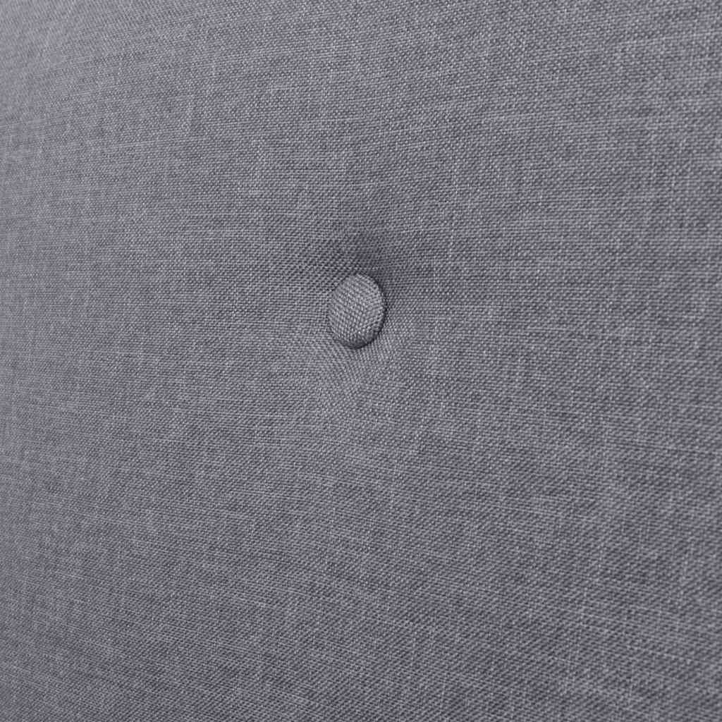 vidaXL Poltrona em tecido cinzento-claro